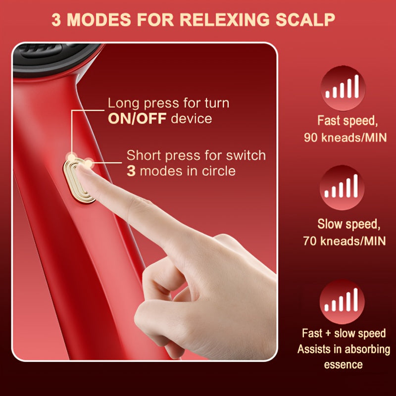 Electric Scalp Massager Comb - For Healthy & Shiny Hair ✨