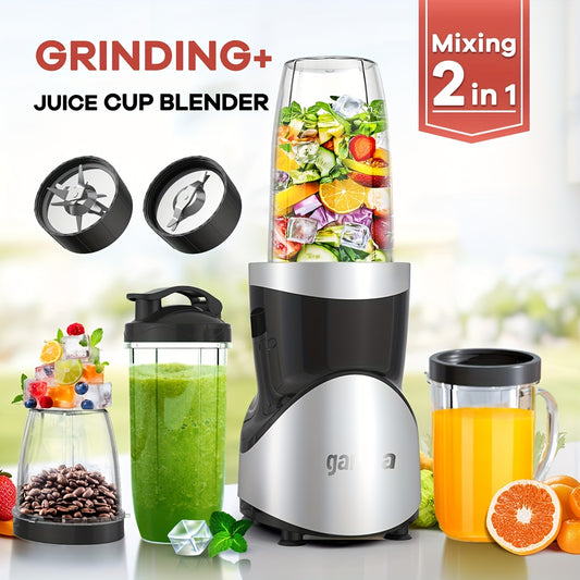 900W Smoothie Juicer, Milkshake And Smoothie Blender, 15pcs Personal Blender And Grinder Set For Kitchen,